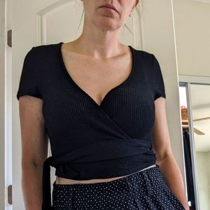 Urban Outfitters Project Social T Wrap Shirt